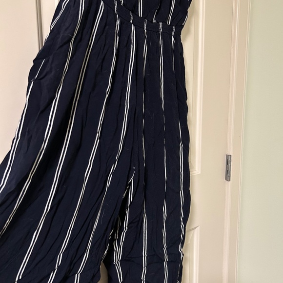 Anthropologie Striped Jumpsuit (size L) - Picture 2 of 3
